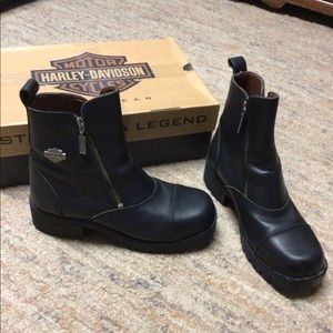 Ladies Harley Davidson Leather Boots